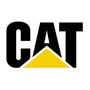 Logotipo de Caterpillar (CAT), empresa industrial que ha confiado en nuestros servicios de cerrajería y carpintería de aluminio en Madrid.