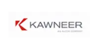 Logotipo de Kawneer, empresa de sistemas arquitectónicos en aluminio para cerrajería en Madrid.