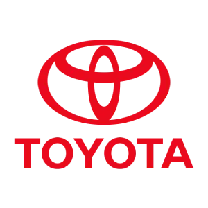 Logotipo de Toyota, marca automotriz que ha confiado en nuestros servicios de cerrajería y carpintería de aluminio en Madrid.